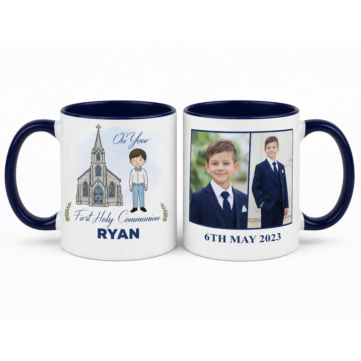 personalised first holy communion mug ireland with photo